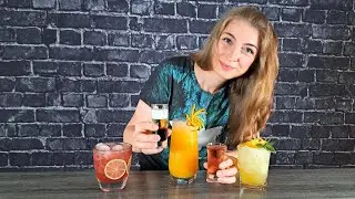 Коктейли с персиковым ликером: Падение миссионера,🍑капучино шот,  Ву-ву, 🍑Цитрусовый кулер, 🍑Восторг