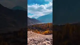 Hunza Valley autumn season #shorts #peace #nature #adventure #photography #hunzavalley #youtube