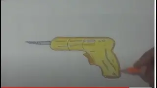 How to draw a electric drill, drawing and coloring of tools, still life, @howtodrawstepbystep