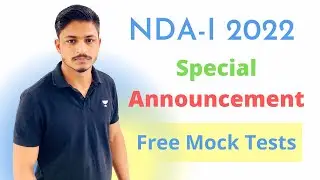NDA 1 2022 MATHS MOCK TEST / With Solution 😱 Free Mock Test Series 🔥 Must Attend👍 Vivek Uniyal Sir