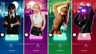 Wednesday | Rose Bruno Mars Apt vs Lisa Money Blackpink How You Like That Jisoo | Astronomia Shuffle
