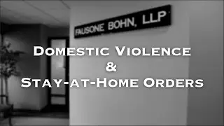Michigan Domestic Violence: Stay At Home Orders
