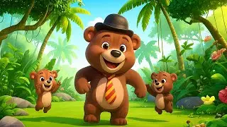 Dancing Bears Sing with Mommy Bear | Fun Kids Cartoon Song & Dance | Toddler Learning Video