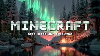 Minecraft Winter Ambience ~ Relaxing C418 Music for Sleep & Study Focus 😴❄️🌌