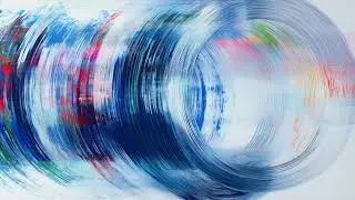 Abstract Futurist Painting Art Screensaver for Frame TV Decor | Colour Motion | No Music | 3 Hours