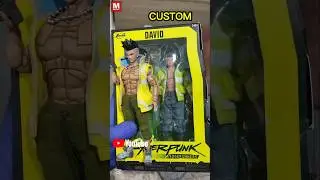 🟡 Custom David Mart&iacute;nez Figura de acci&oacute;n Cyberpunk Edgerunners  #actionfigurecustom #davidcyberpunk