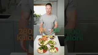 1600 calories vs. 2800 calories in the diet