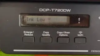 Brother DCP-T720DW ink low Y fix ✅