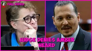 Judge REFUSES Amber Heard's request for trial dismissal