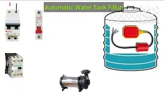 Automatic water tank fillup/Float switch connection/Pump connection/wiring diagram @SonuJha