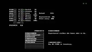 Borderwaste RPG stats test | Build v0.161216