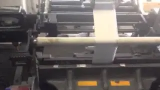 Thomson die cutting press and c&p gold stamping press
