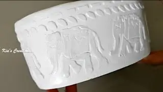 Elephant Vase | Awesome Easy Flower Vase Making with Plastic Container | It's to be so BEAUTIFUL!