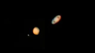 Saturn and Mars #6inchcelestron filmed on my mobile camera #astronomy #theplanerts