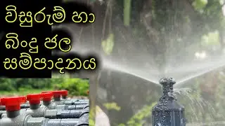 විසුරුම් හා බිංදු ජල සම්පාදන ක්‍රම Sprinkler and drip irrigation systems