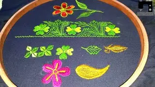 how to learn machine Embroidery ((Embroidery Flowers))
