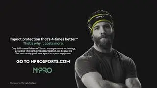 N-Pro Rugby Yellow Headguard - 15 secs