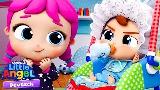 Schlafe mein Baby 😴 Kinderlieder & Kinderreime | Little Angel Deutsch