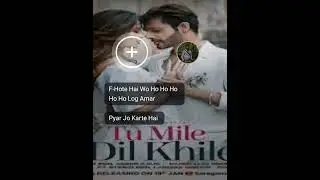 My cover of Tu mile dil khile