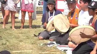 Dene hand games at NAIG 2014