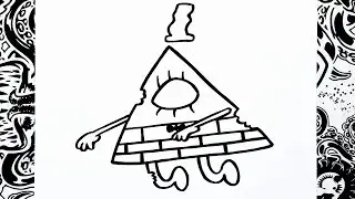 como dibujar a bill zombie de gravity falls | how to draw bill from gravity falls