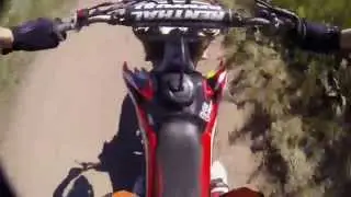 HONDA CRF250R CRASH