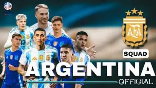 CONFIRMED: ARGENTINA SQUAD FOR COPA AMERICA USA- 2024 //& POSSIBLE LINE-UP /