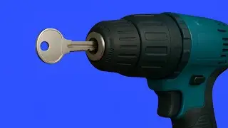 Nobody Knows This Screw Secret + A Key in Drill = Genius DIY