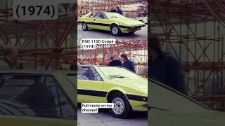 FSO 1100 Coup&eacute; (1974) #automobile #cars #car #automotive #cartok #prl #motoryzacja #samochody  #fso