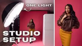 Bold Color Portraits With One Light | Fashion Editorial with Samuel Bouret