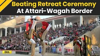 Republic Day 2026: Beating Retreat Ceremony At Attari-Wagah Border Amritsar On 77th Republic Day