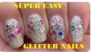Super Easy New Years Nails -Nails Ideas