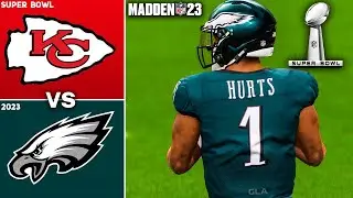 Симулятор матча &laquo;Иглз&raquo; против &laquo;Чифс&raquo; в Супербоуле 57 | Прогноз на Madden 23 для PS5