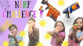 Nerf Gun Challenge sukaTALK ft. Hafiy Tubey