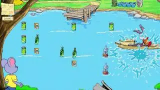 Reader Rabbit Kindergarten - Part 5: Counting Lake (Rafting Things)