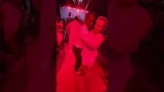 Ida Lundblad & Lingui&ccedil;a dancing Semba to Ingu by Bangao in Angola, Luanda, Quintal da Florinda