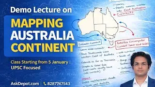 UPSC: Mapping Australia Continent (UPSC,IAS,IPS,SSC,MTS)