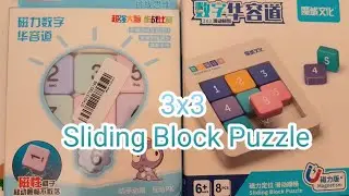 Unboxing 3x3 Sliding Block Puzzle #satisfying #asmr #trending