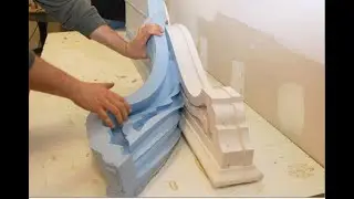 Comment faire un moule de corniche en pl&acirc;tre en silicone liquide RTV