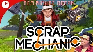 Building an Automatic Resource Gather | Stone Grinder Wood Chopper | Scrap Mechanic Survival How To