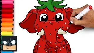 How To Draw Strawberry Elephant