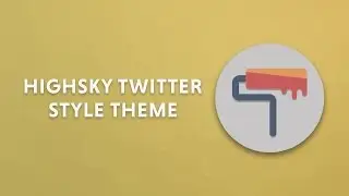HighSky Twitter Style Theme