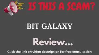 Bitgalaxy.world Review: THIS IS A SCAM? (Bit Galaxy)