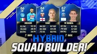 FIFA 17 OVERPOWERED 150K HYBRID SQUAD BUILDER!(FT. UPGRADES!)