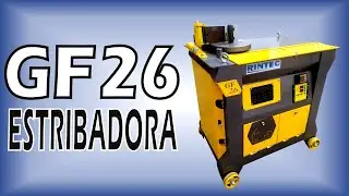 GF 26 DOBLADORA DE ACERO Y ESTRIBADORA CON PANTALLA DIGITAL