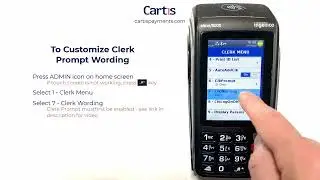 How to Customize Clerk/Server/Cashier Prompt Wording on an Ingenico Desk 5000 or Move 5000 Terminal