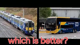 which is better ScotRails First class or the citylink 900 bus from and to glasgow