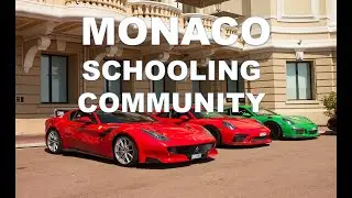 If the MONACO Community was a school of Luxury Cars #luxurycars #supercars #shorts