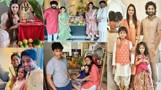 Ganesh Chaturthi celebrations by Tollywood Celebrities | Vinayaka chaviti festival| Telugu stars