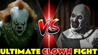 Pennywise VS Art The Clown &mdash; The Ultimate Horror Battle Explained | COSMIC vs DEMONIC | Who Wins?